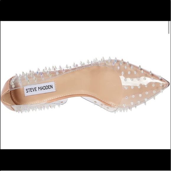 Steve Madden Tolima Tolmay Spike Clear 